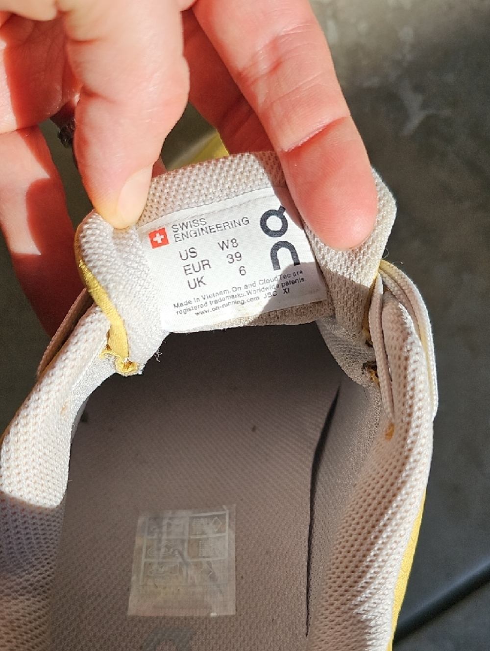 On Running Women's Cloudventure Waterproof Sneakers in Yellow - Picture 2 of 6